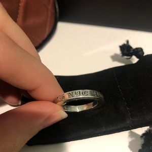New Chrome Hearts silver f you ring